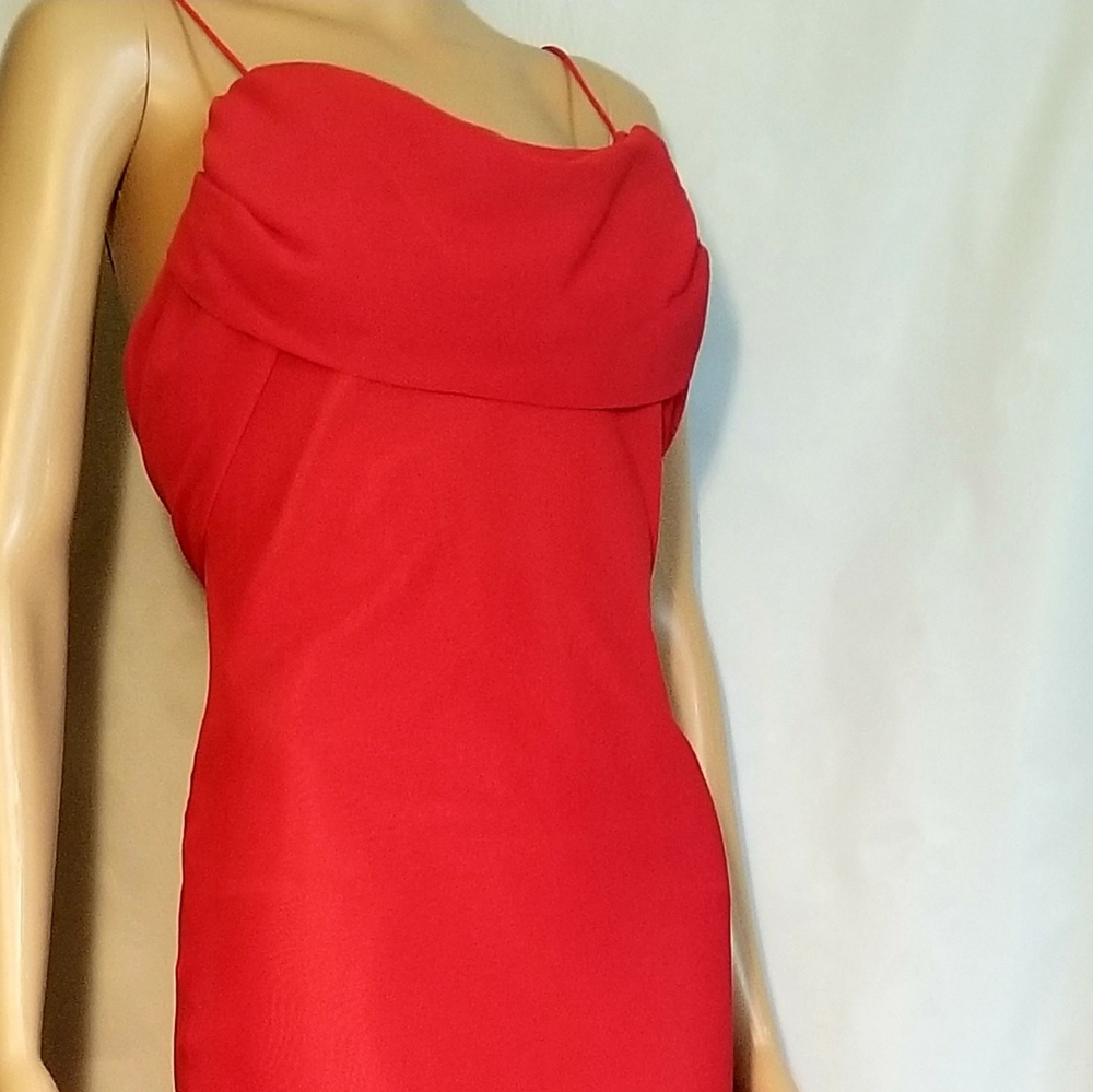 Red gown